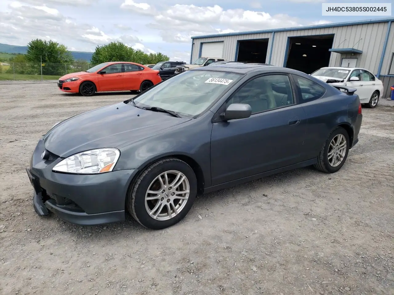 2005 Acura Rsx VIN: JH4DC53805S002445 Lot: 56134475