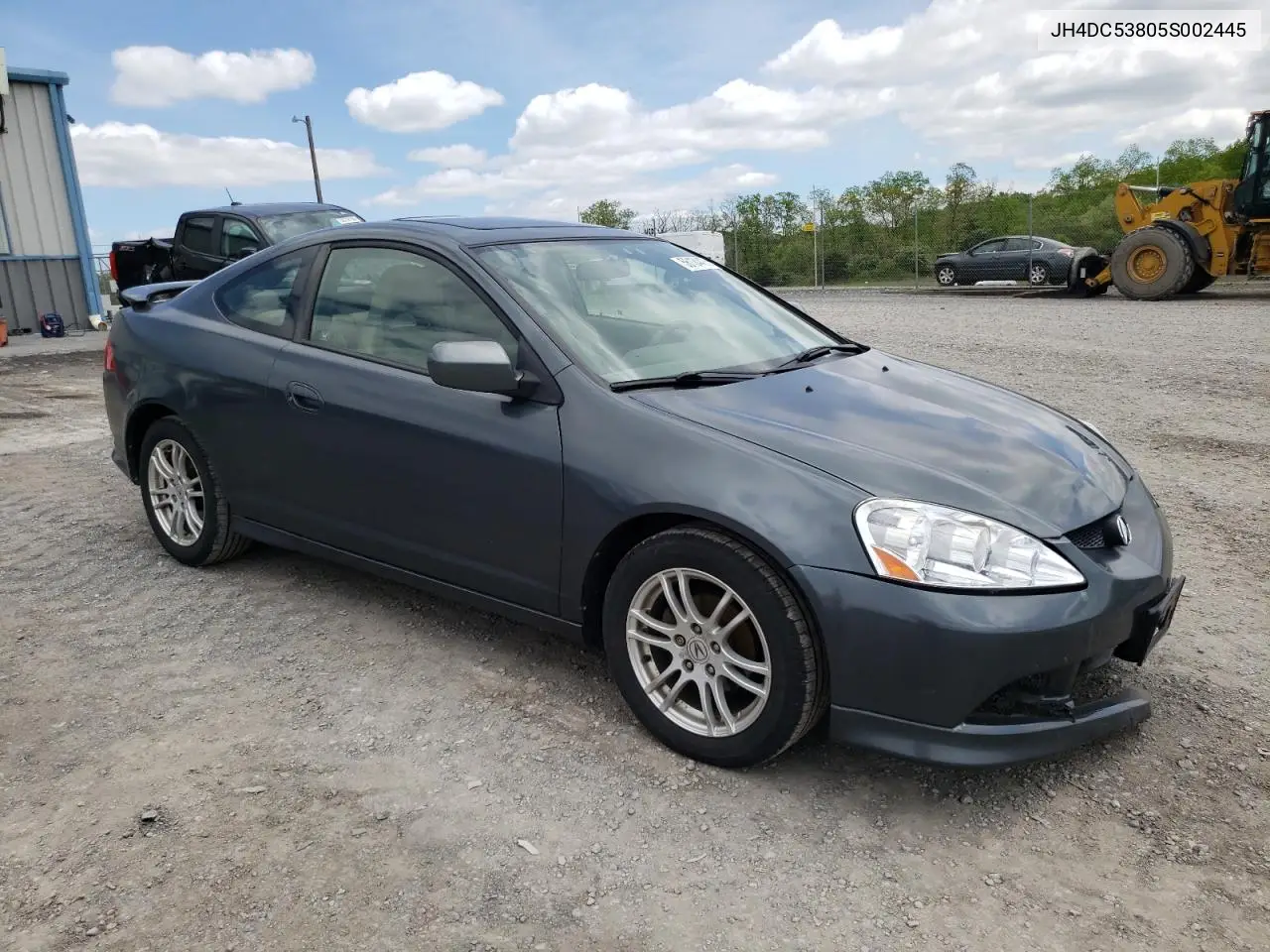 2005 Acura Rsx VIN: JH4DC53805S002445 Lot: 56134475