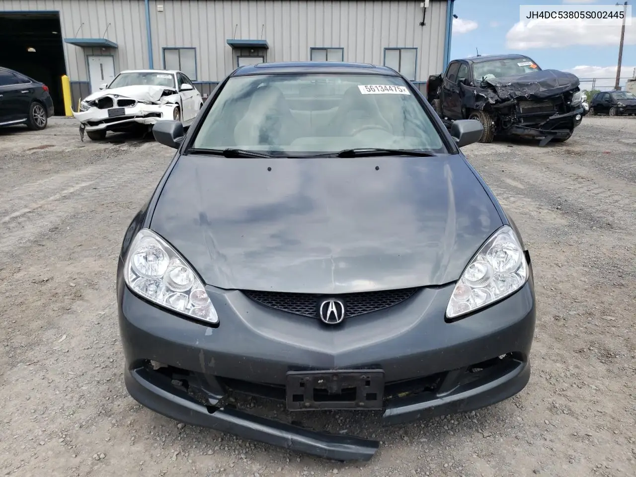 2005 Acura Rsx VIN: JH4DC53805S002445 Lot: 56134475