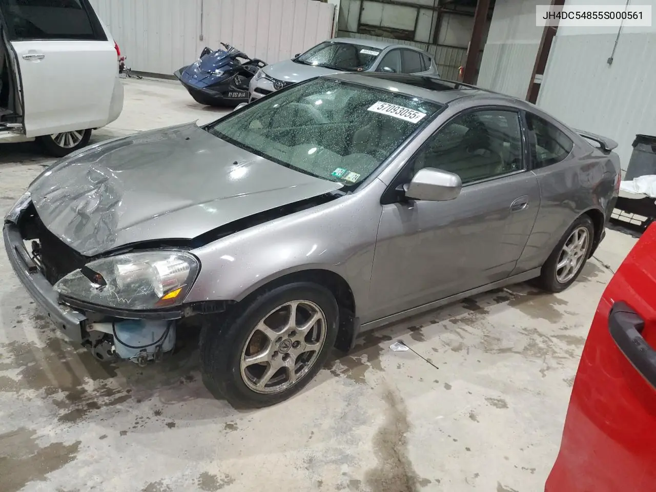 2005 Acura Rsx VIN: JH4DC54855S000561 Lot: 57093055
