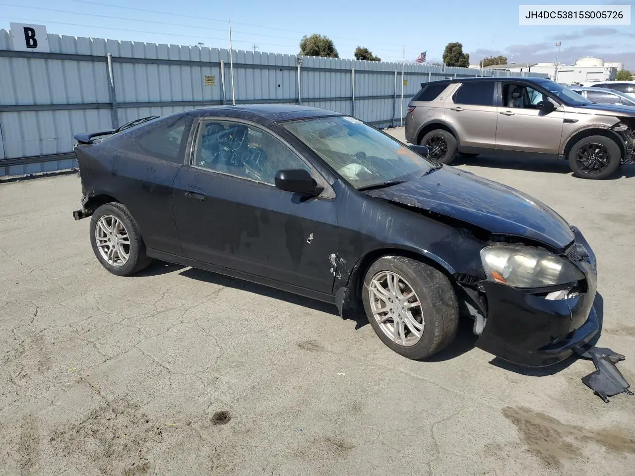 2005 Acura Rsx VIN: JH4DC53815S005726 Lot: 60352395