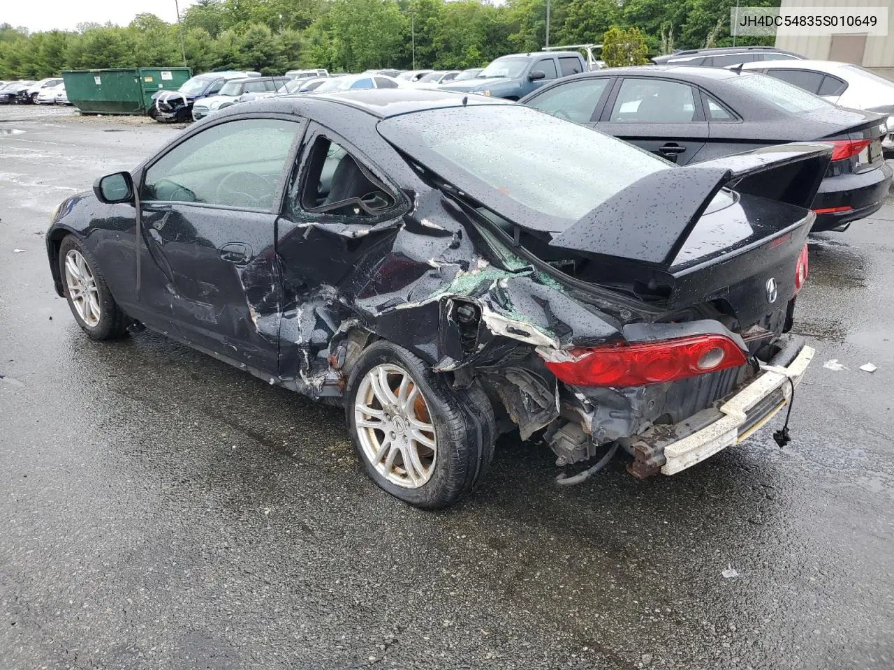 2005 Acura Rsx VIN: JH4DC54835S010649 Lot: 60421115