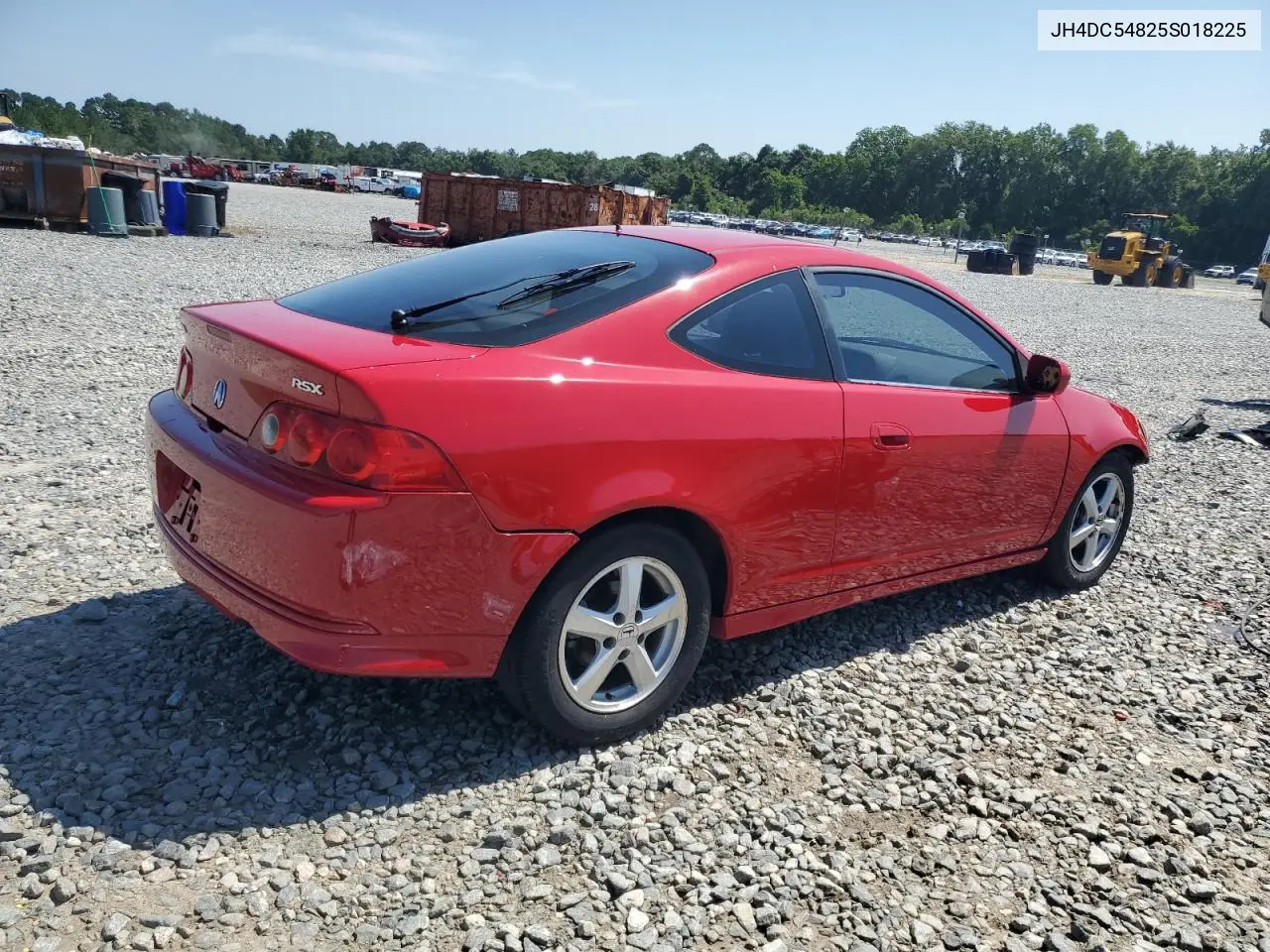 2005 Acura Rsx VIN: JH4DC54825S018225 Lot: 64485435