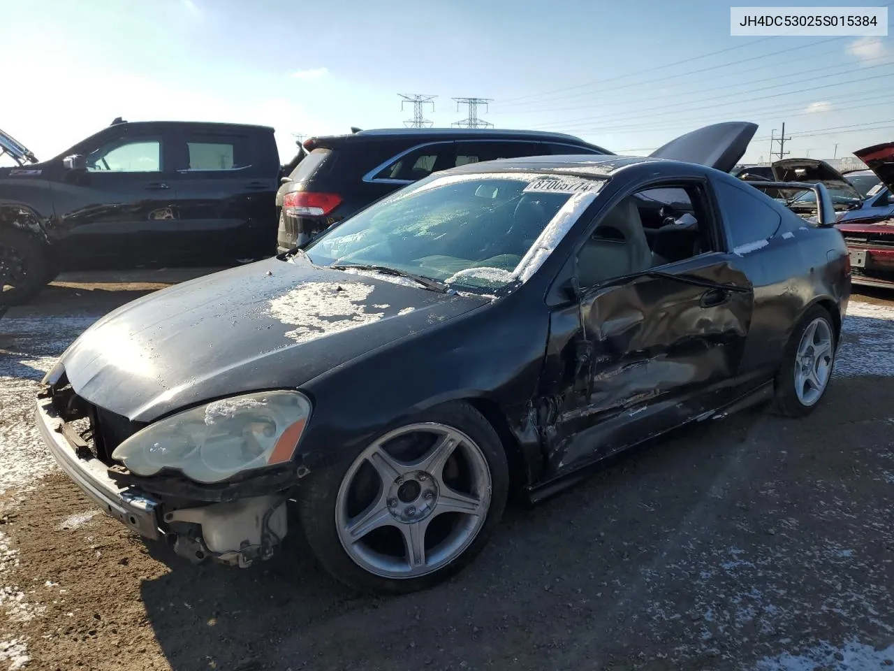2005 Acura Rsx Type-S VIN: JH4DC53025S015384 Lot: 87005774