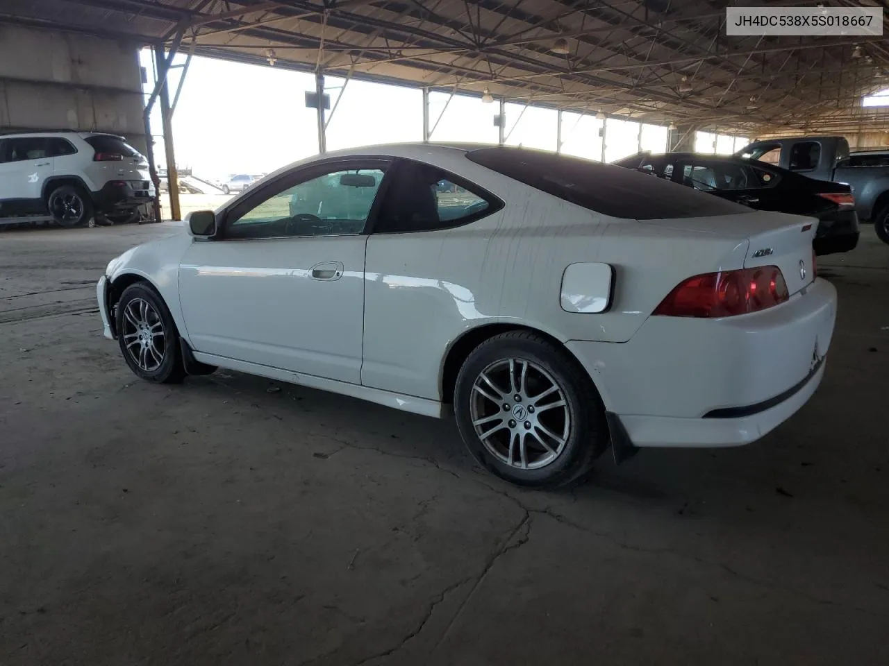 2005 Acura Rsx VIN: JH4DC538X5S018667 Lot: 88694375