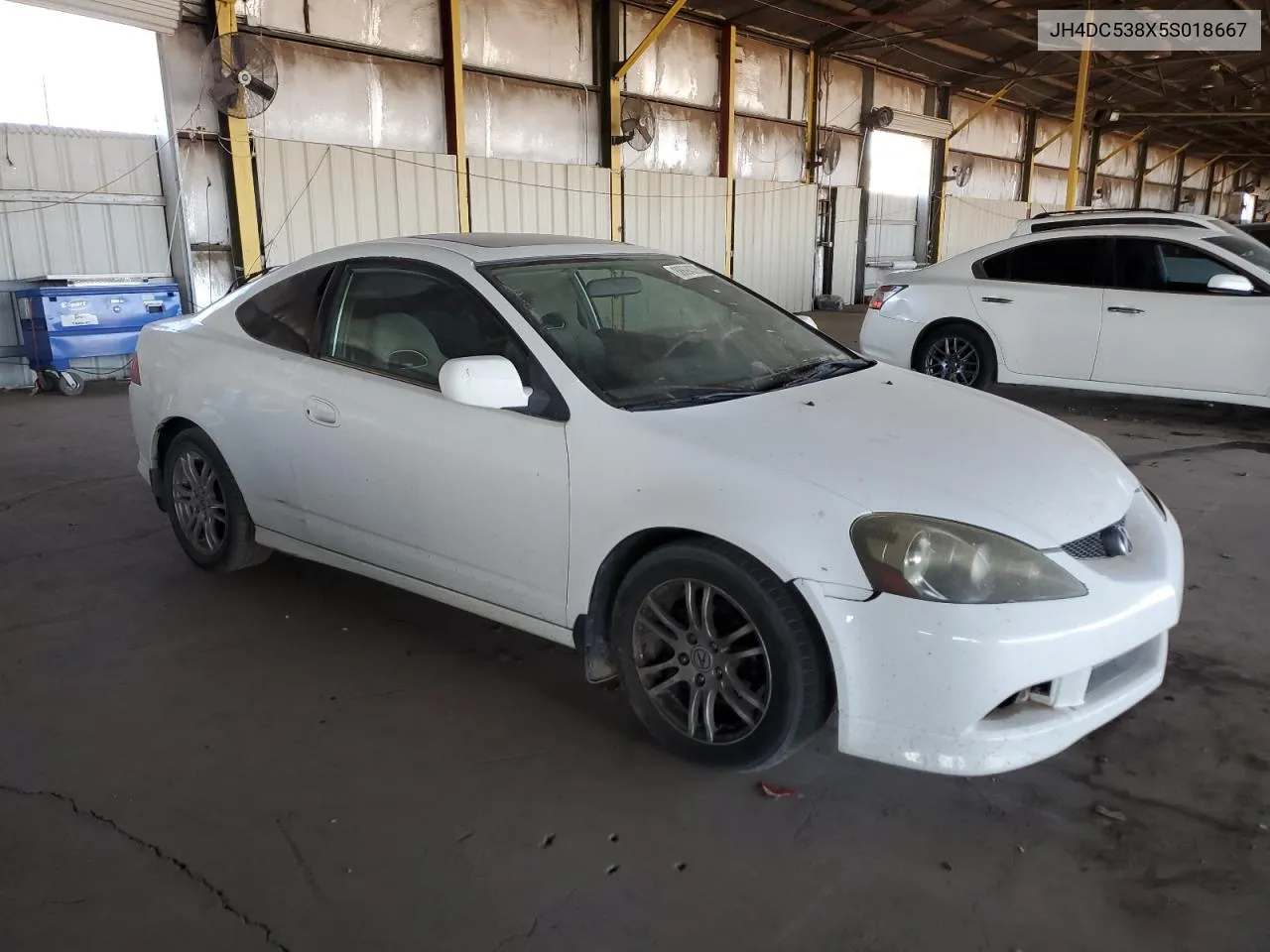 2005 Acura Rsx VIN: JH4DC538X5S018667 Lot: 88694375