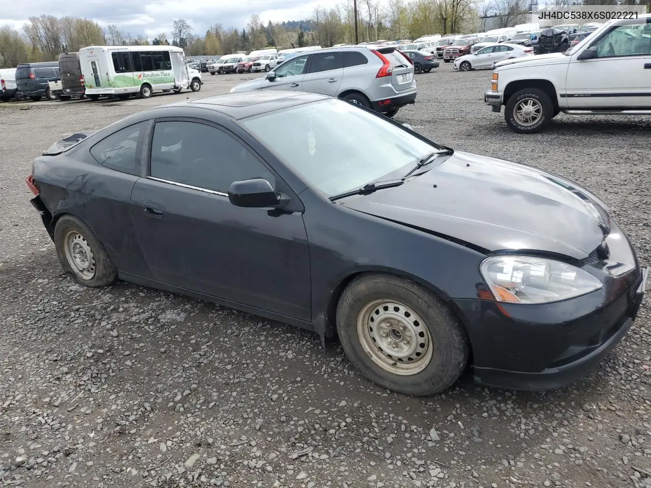 2006 Acura Rsx VIN: JH4DC538X6S022221 Lot: 50775415