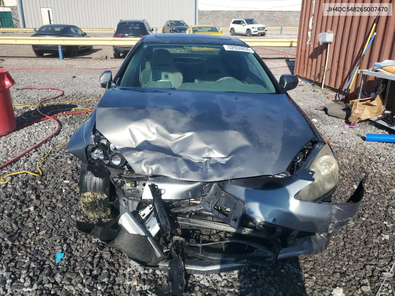 2006 Acura Rsx VIN: JH4DC54826S007470 Lot: 52934855