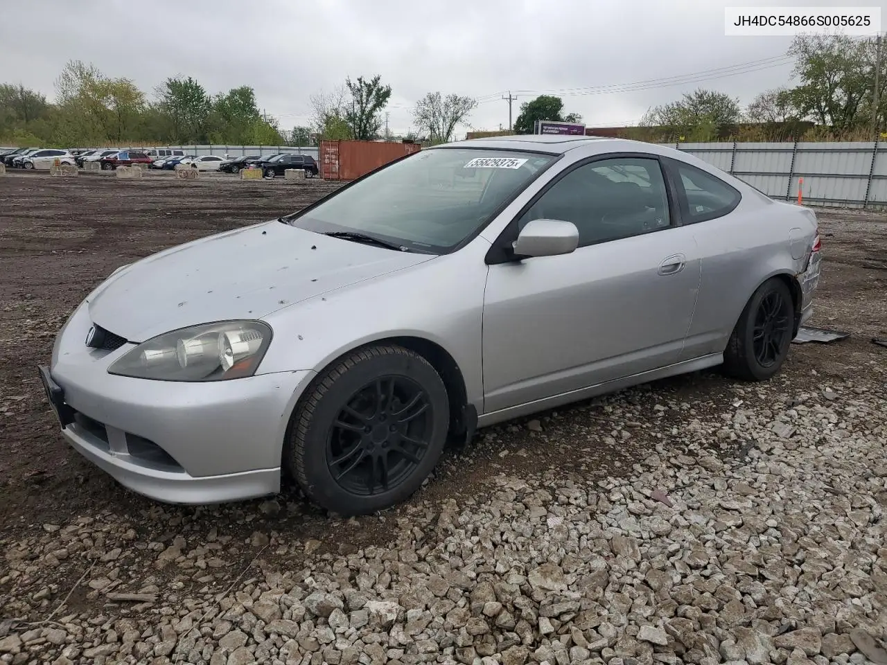 2006 Acura Rsx VIN: JH4DC54866S005625 Lot: 55829375