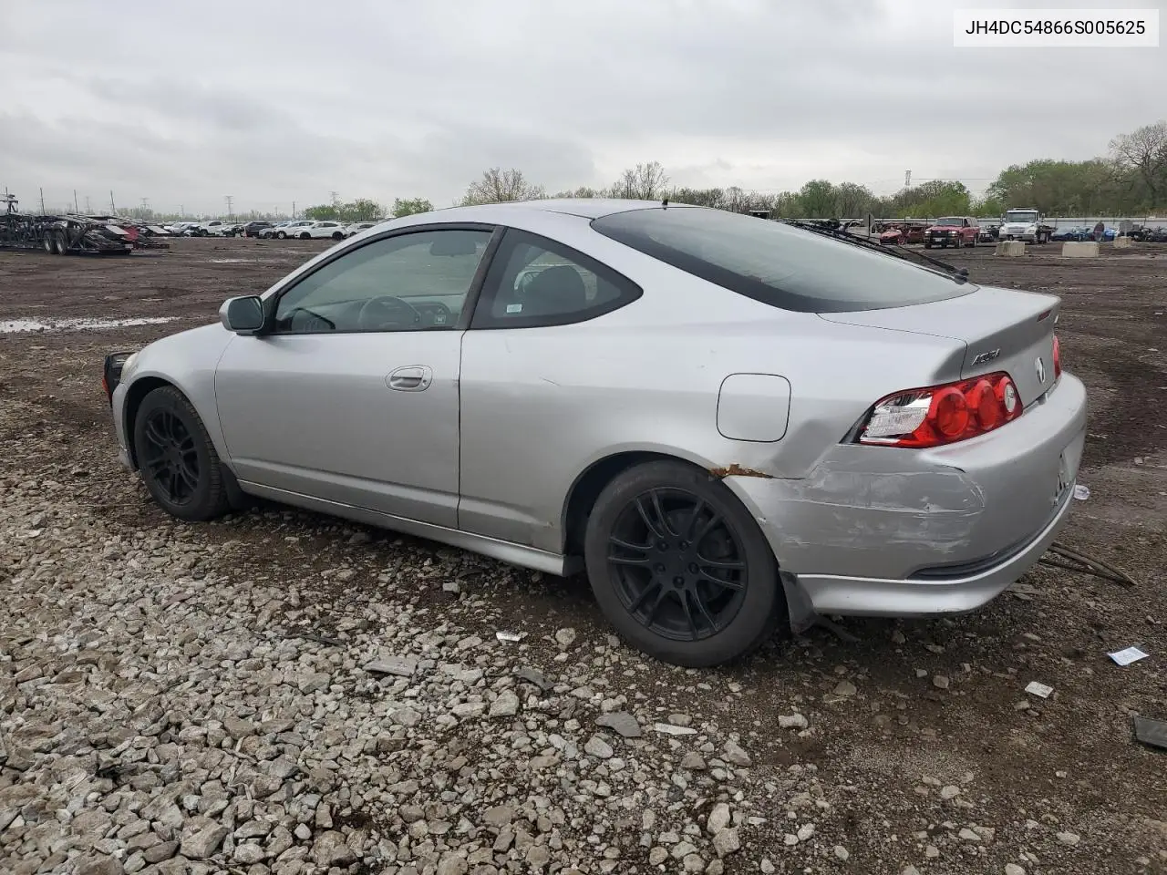 2006 Acura Rsx VIN: JH4DC54866S005625 Lot: 55829375