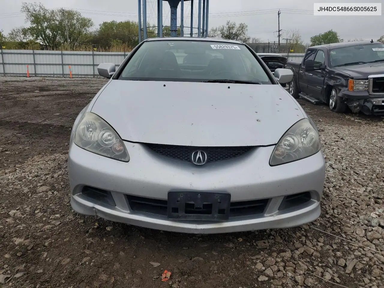2006 Acura Rsx VIN: JH4DC54866S005625 Lot: 55829375