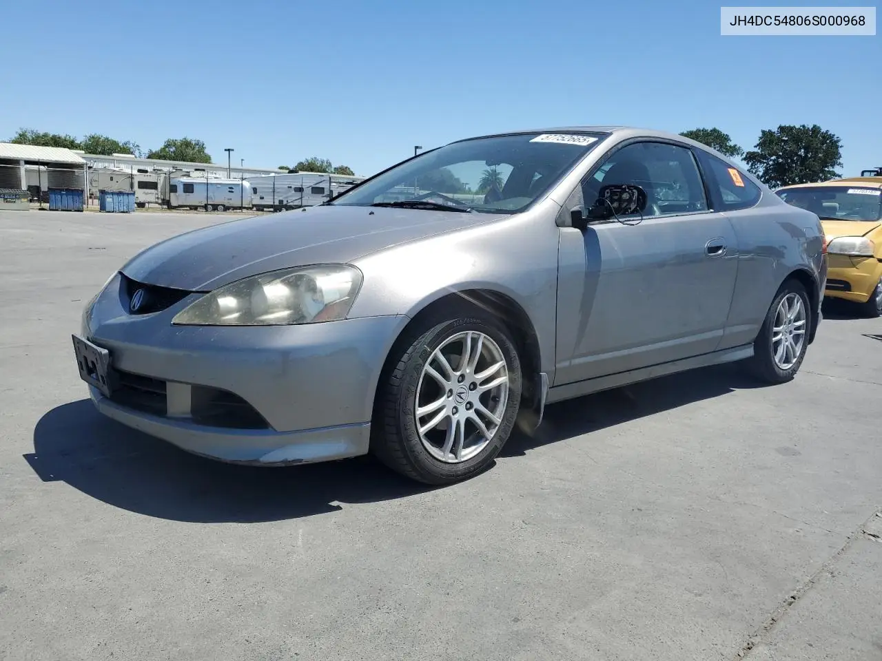 2006 Acura Rsx VIN: JH4DC54806S000968 Lot: 57752665