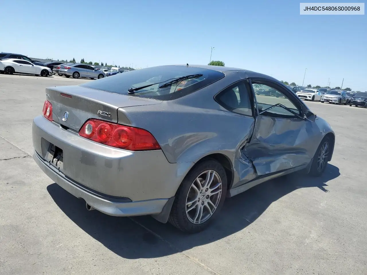 2006 Acura Rsx VIN: JH4DC54806S000968 Lot: 57752665