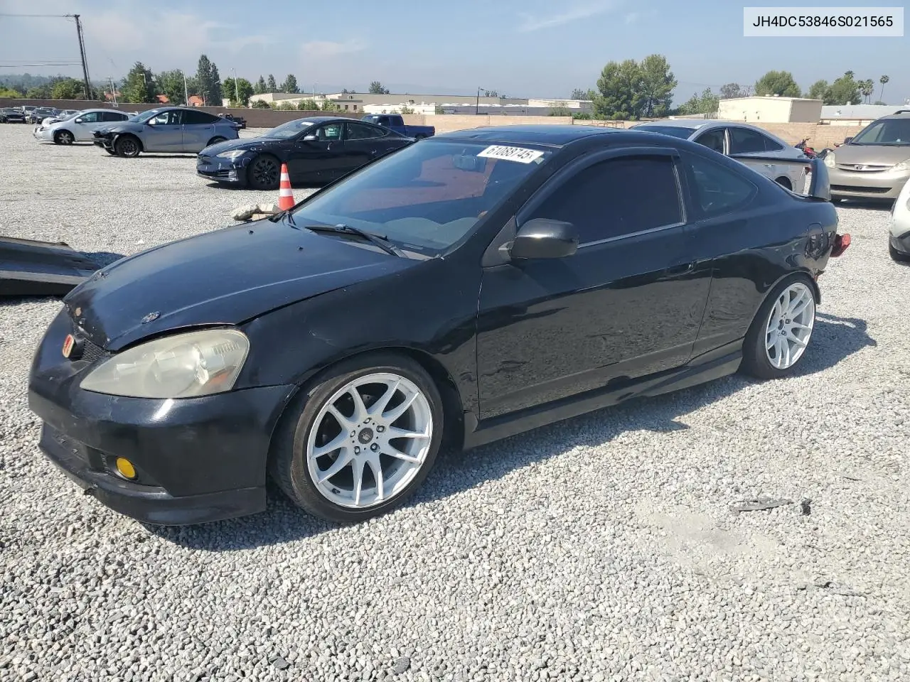 2006 Acura Rsx VIN: JH4DC53846S021565 Lot: 61088745