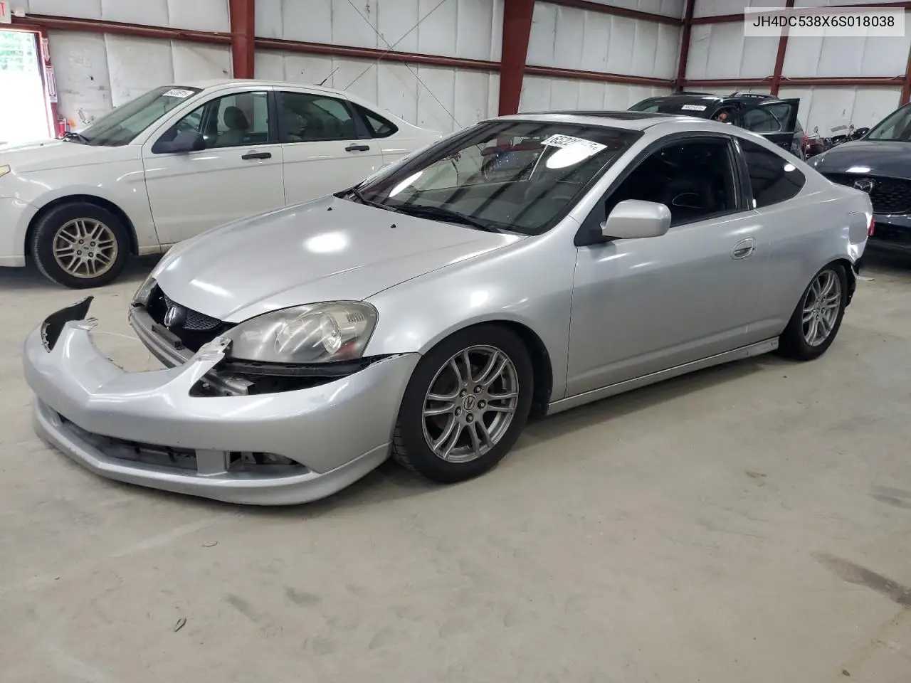 2006 Acura Rsx VIN: JH4DC538X6S018038 Lot: 65220055
