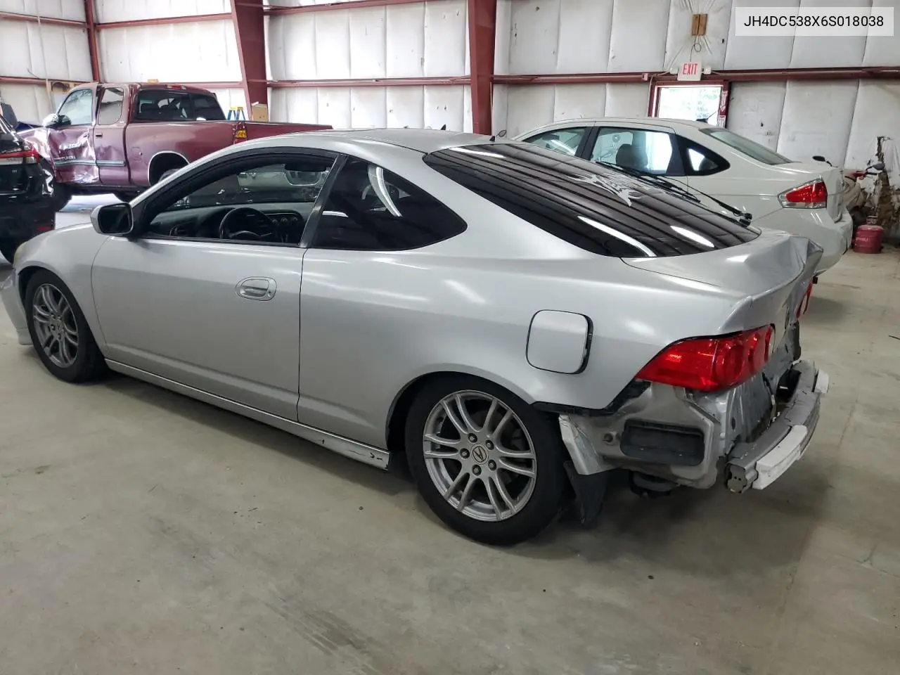 2006 Acura Rsx VIN: JH4DC538X6S018038 Lot: 65220055