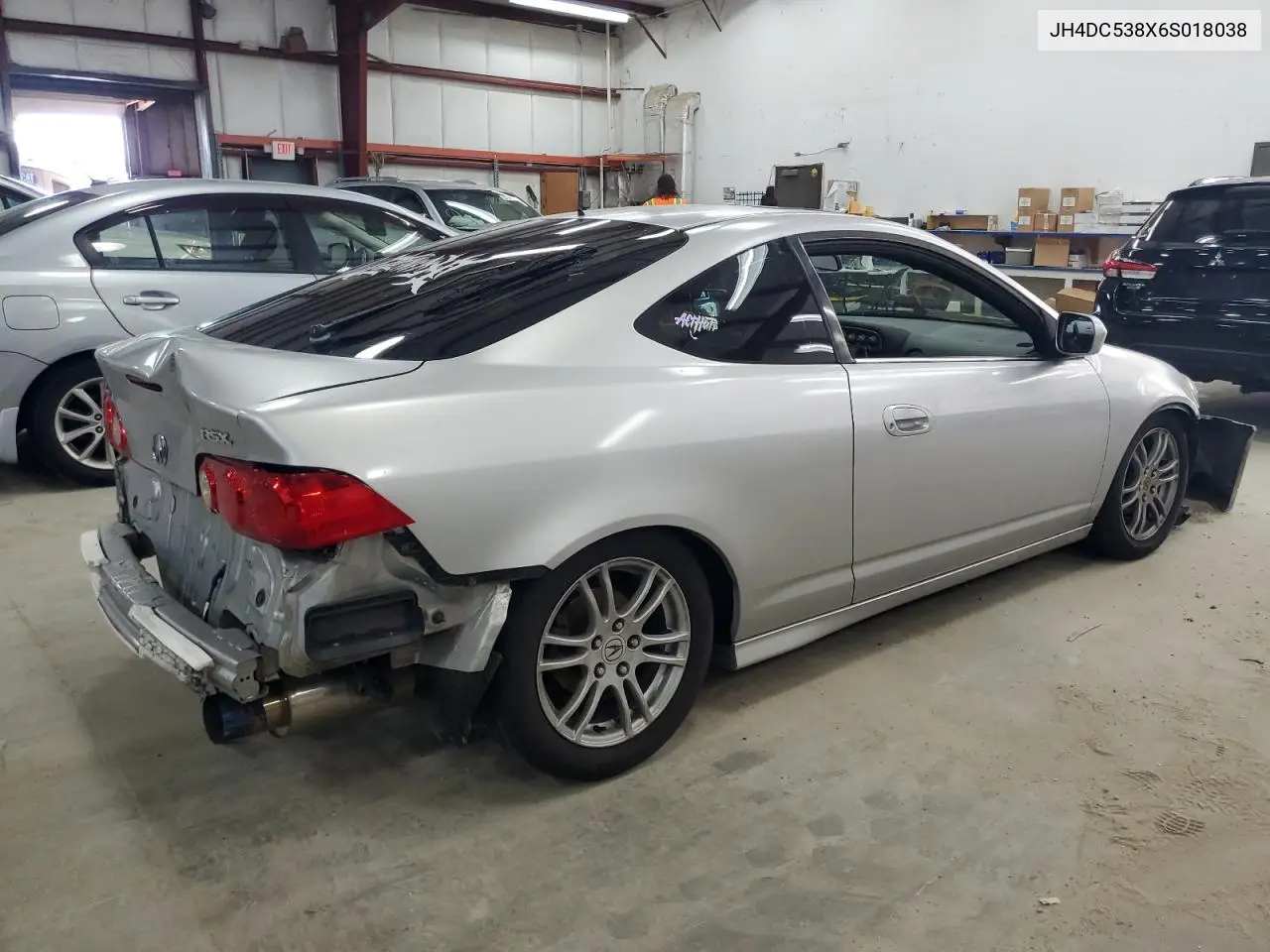 2006 Acura Rsx VIN: JH4DC538X6S018038 Lot: 65220055