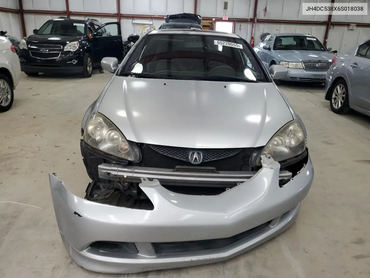 2006 Acura Rsx VIN: JH4DC538X6S018038 Lot: 65220055
