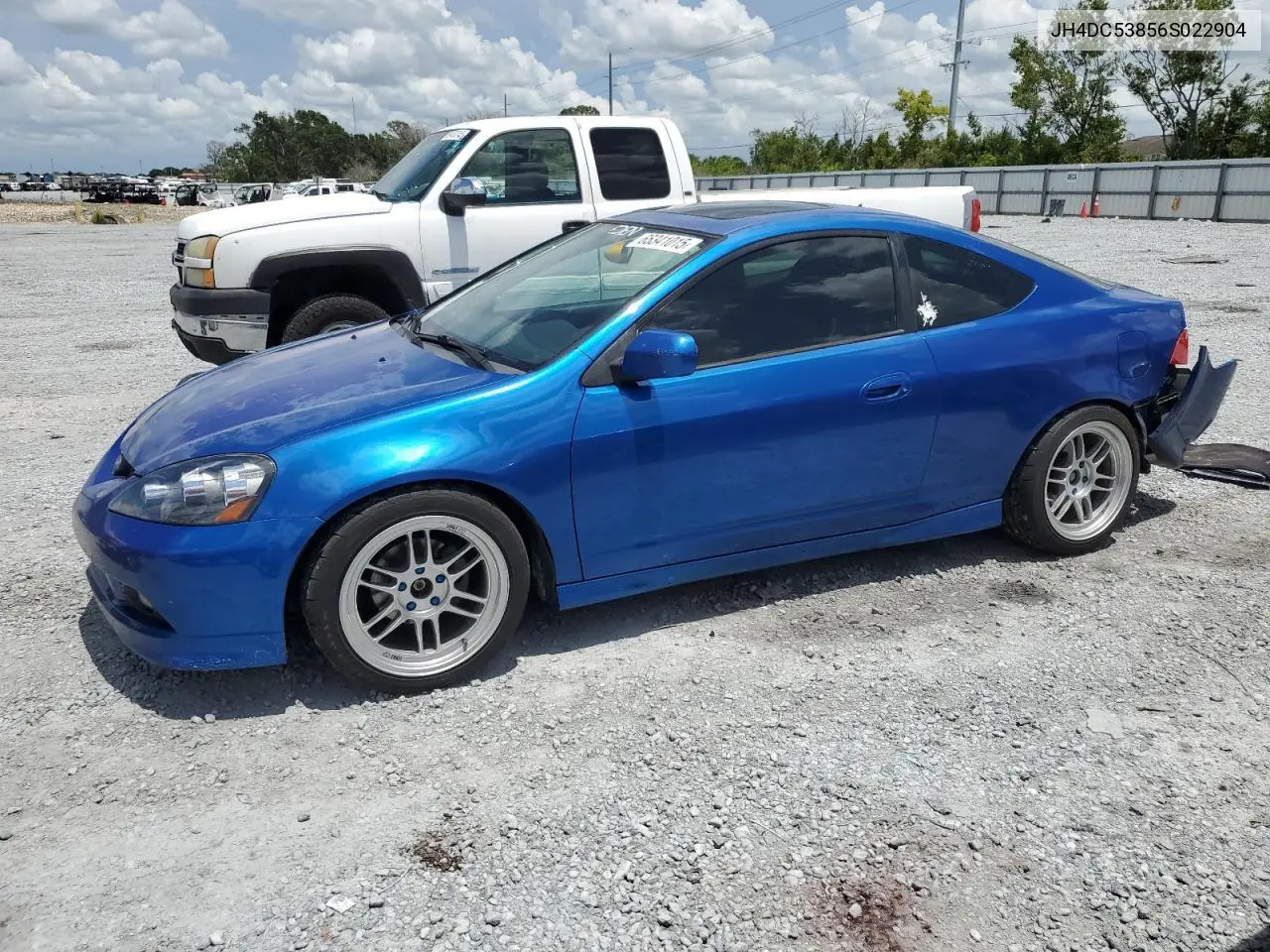 2006 Acura Rsx VIN: JH4DC53856S022904 Lot: 65341015