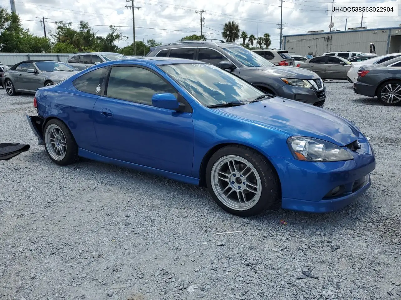 2006 Acura Rsx VIN: JH4DC53856S022904 Lot: 65341015