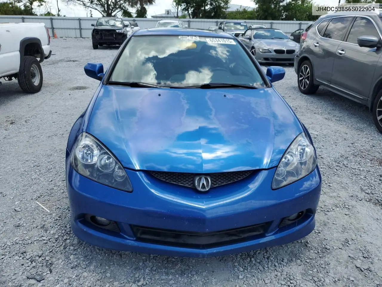 2006 Acura Rsx VIN: JH4DC53856S022904 Lot: 65341015