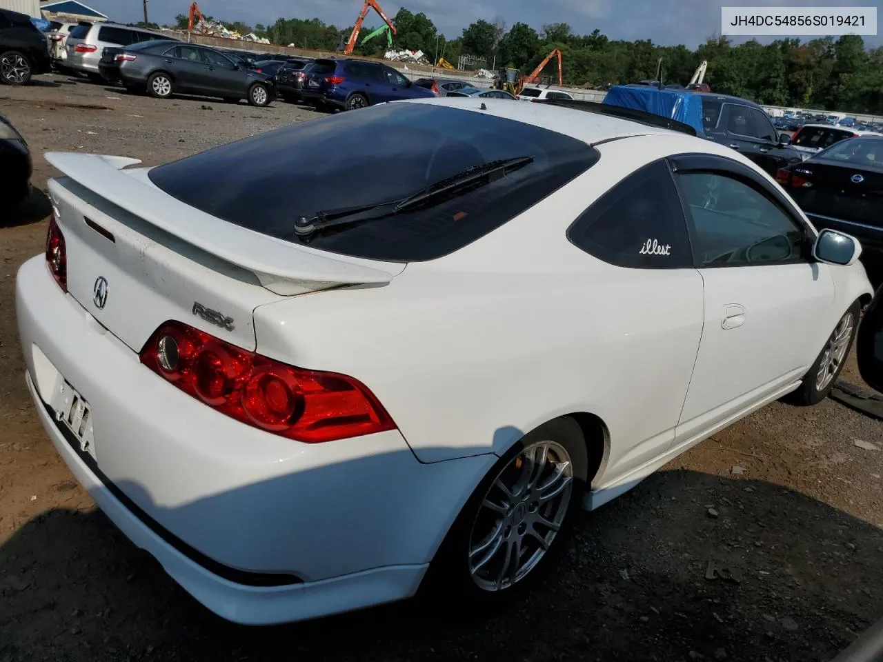 2006 Acura Rsx VIN: JH4DC54856S019421 Lot: 65729214