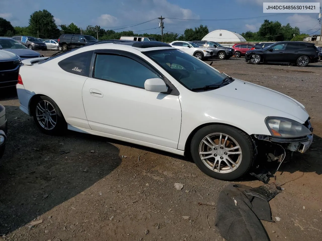 2006 Acura Rsx VIN: JH4DC54856S019421 Lot: 65729214