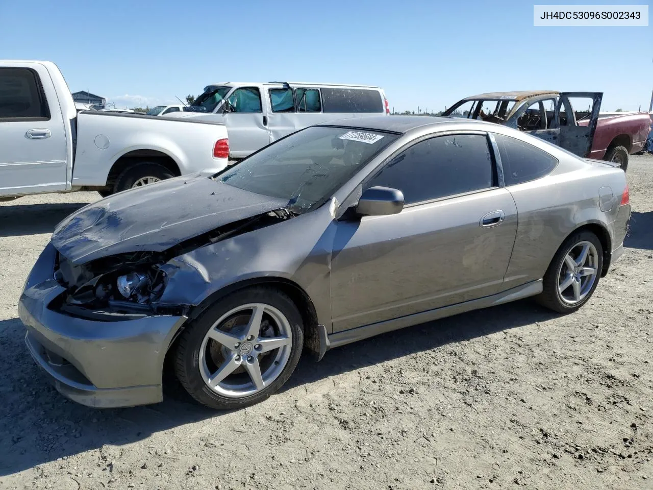 2006 Acura Rsx Type-S VIN: JH4DC53096S002343 Lot: 77259604