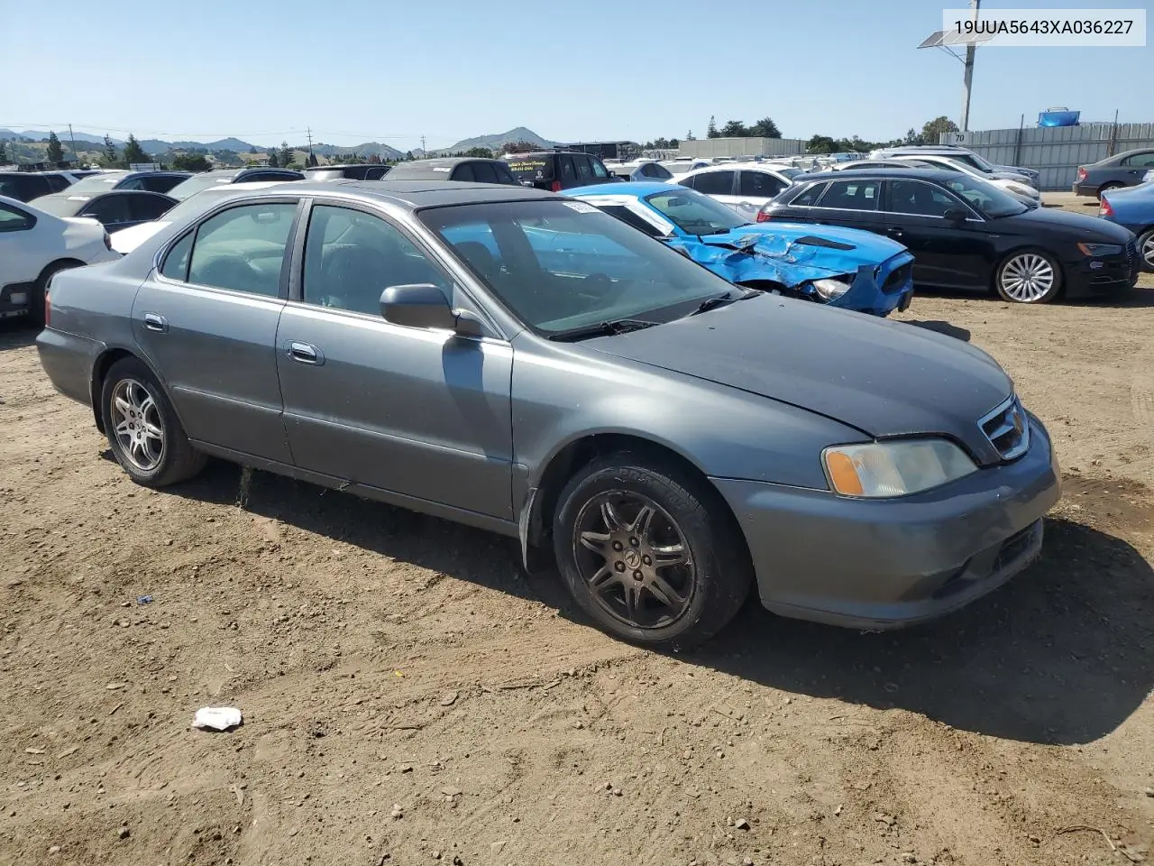 1999 Acura 3.2Tl VIN: 19UUA5643XA036227 Lot: 55781075