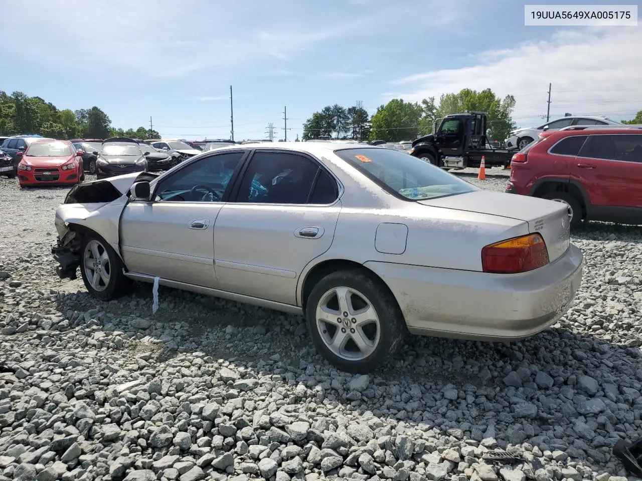 1999 Acura 3.2Tl VIN: 19UUA5649XA005175 Lot: 55971865