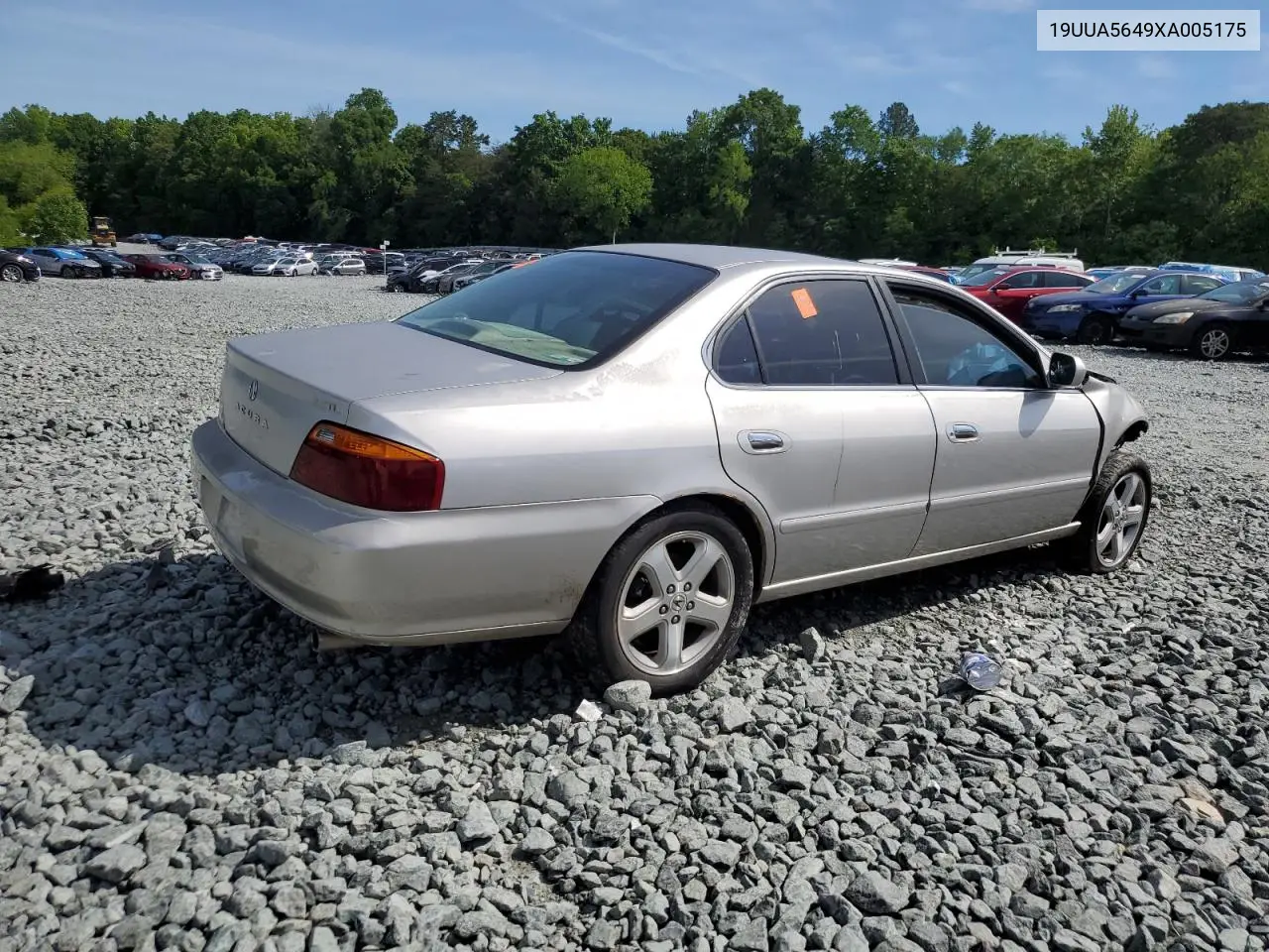 1999 Acura 3.2Tl VIN: 19UUA5649XA005175 Lot: 55971865