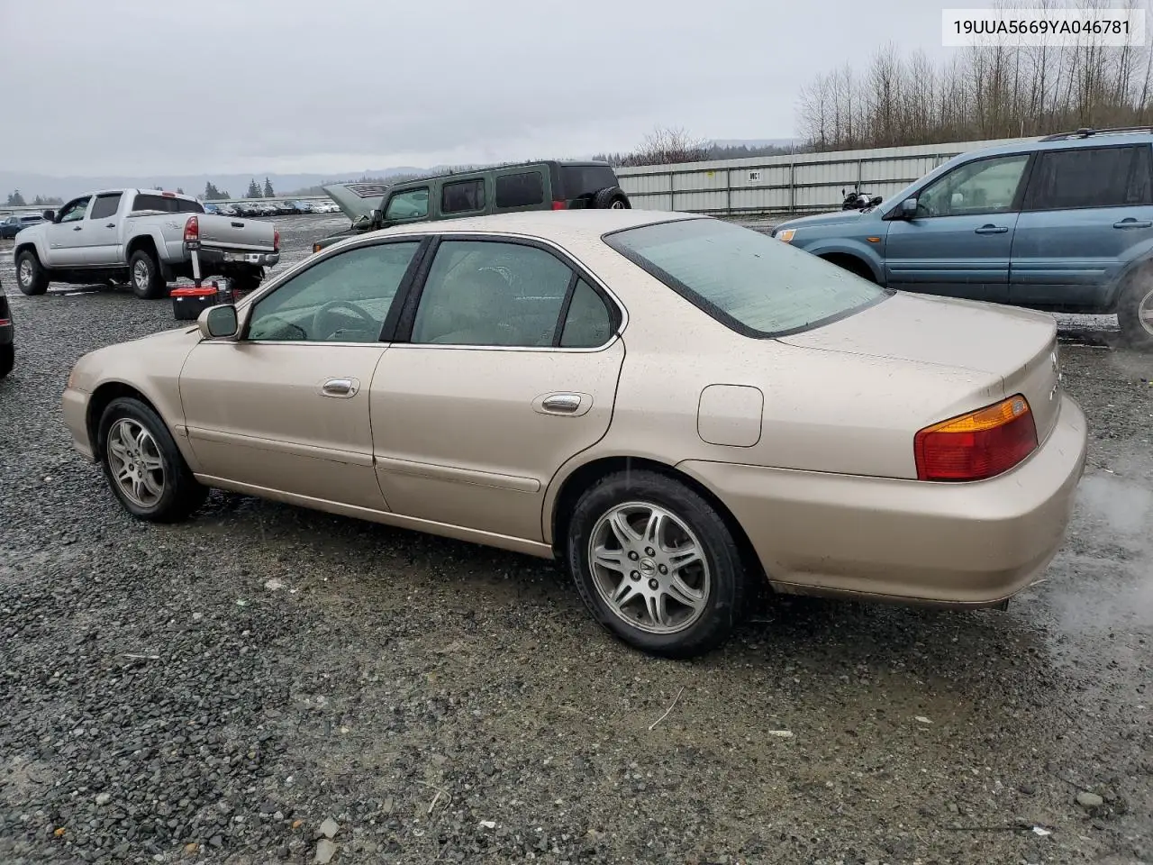 2000 Acura 3.2Tl VIN: 19UUA5669YA046781 Lot: 46755985