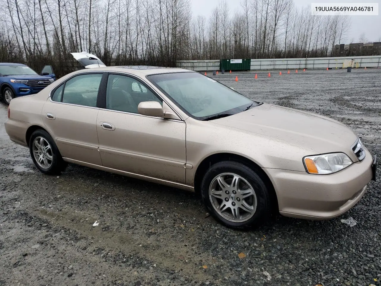 2000 Acura 3.2Tl VIN: 19UUA5669YA046781 Lot: 46755985
