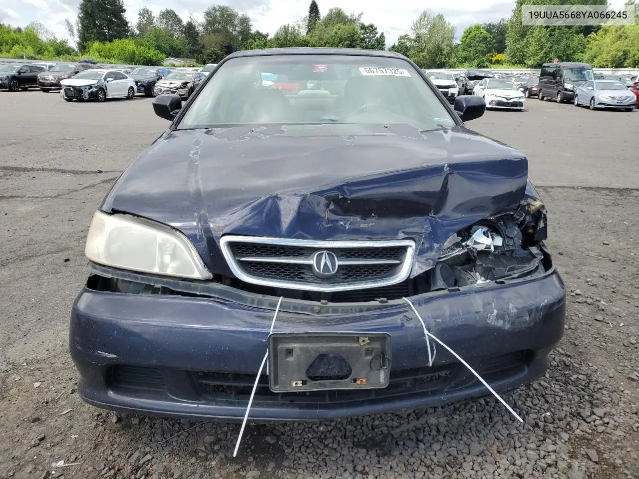 2000 Acura 3.2Tl VIN: 19UUA5668YA066245 Lot: 56757325