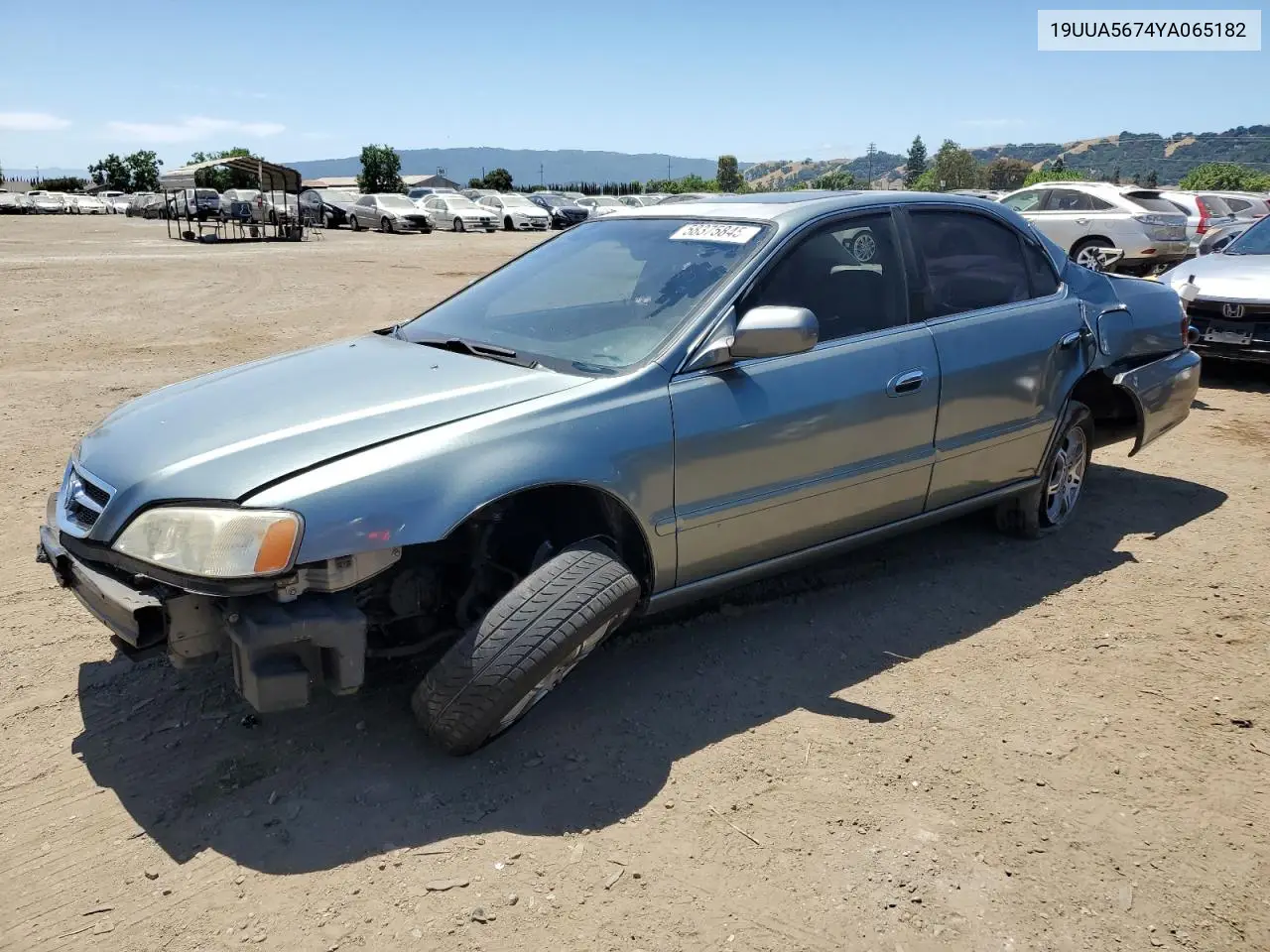 2000 Acura 3.2Tl VIN: 19UUA5674YA065182 Lot: 58375845