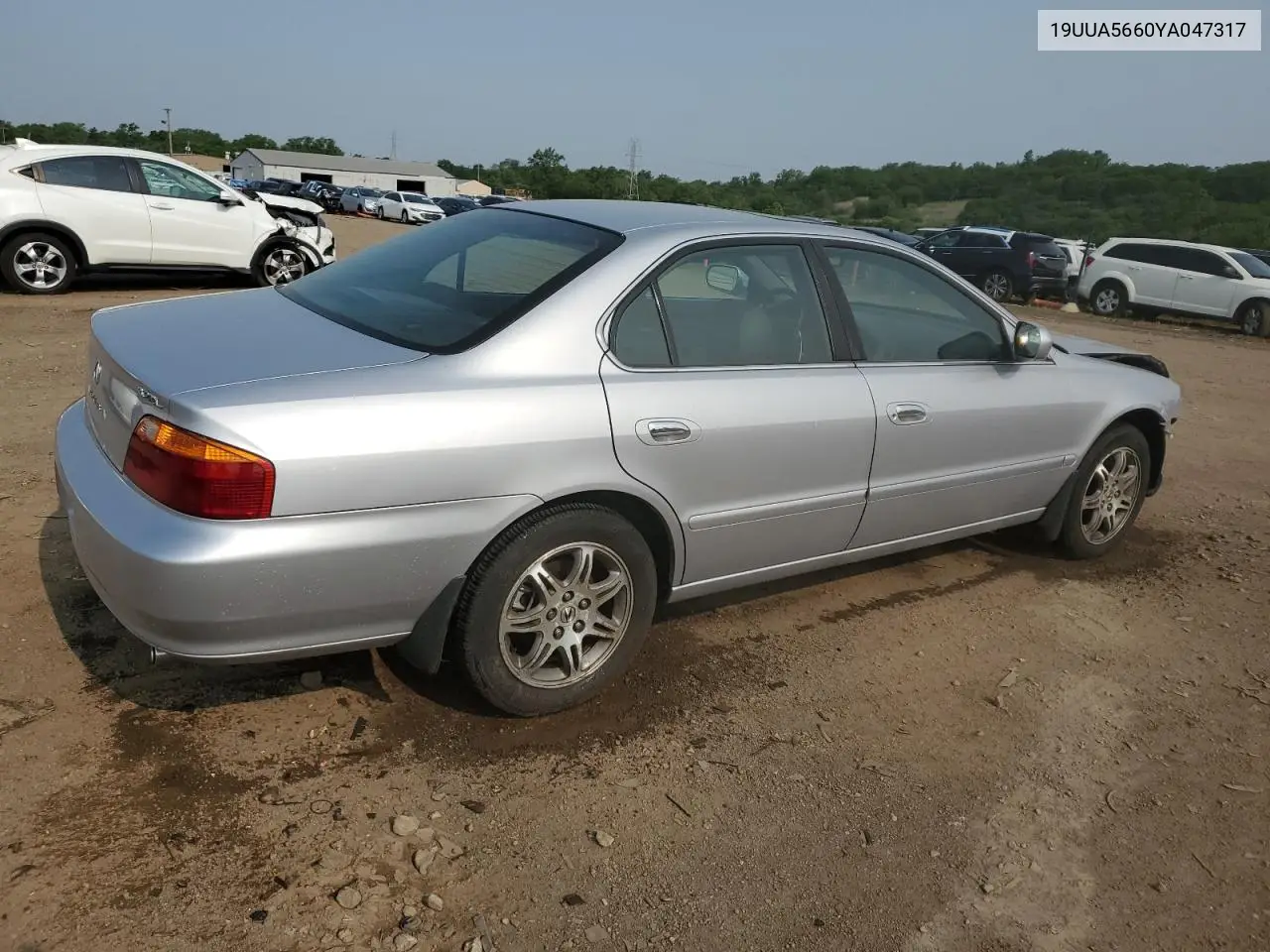 2000 Acura 3.2Tl VIN: 19UUA5660YA047317 Lot: 60154785