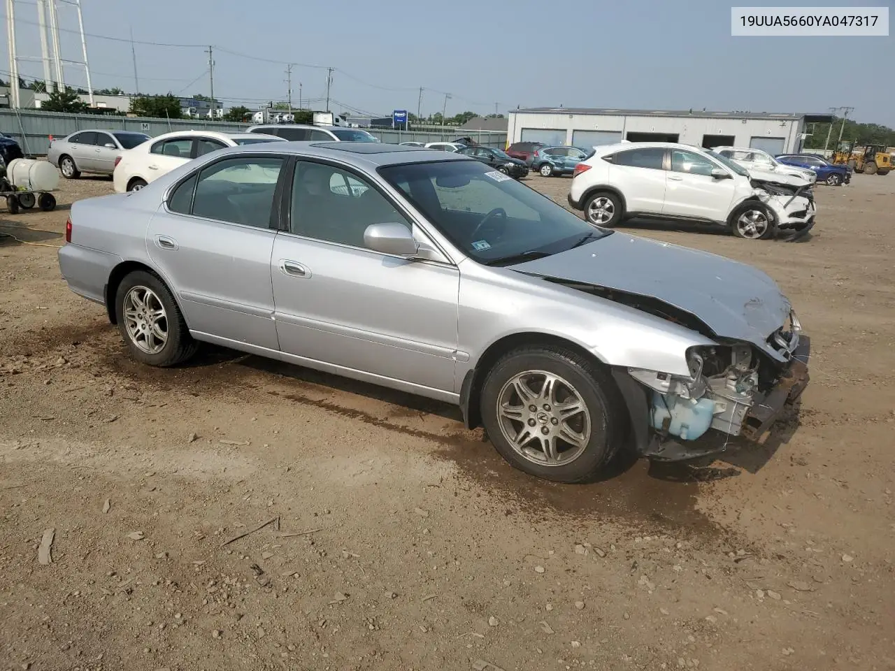 2000 Acura 3.2Tl VIN: 19UUA5660YA047317 Lot: 60154785