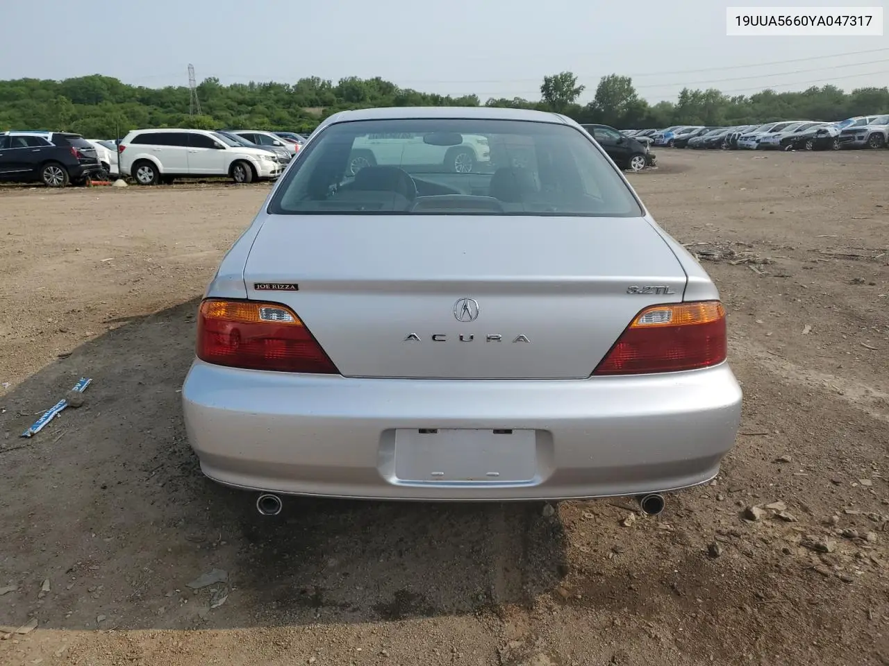 2000 Acura 3.2Tl VIN: 19UUA5660YA047317 Lot: 60154785
