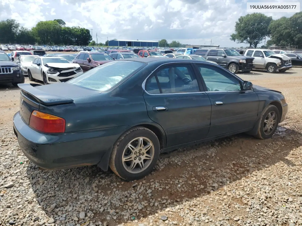 2000 Acura 3.2Tl VIN: 19UUA5669YA005177 Lot: 61045015