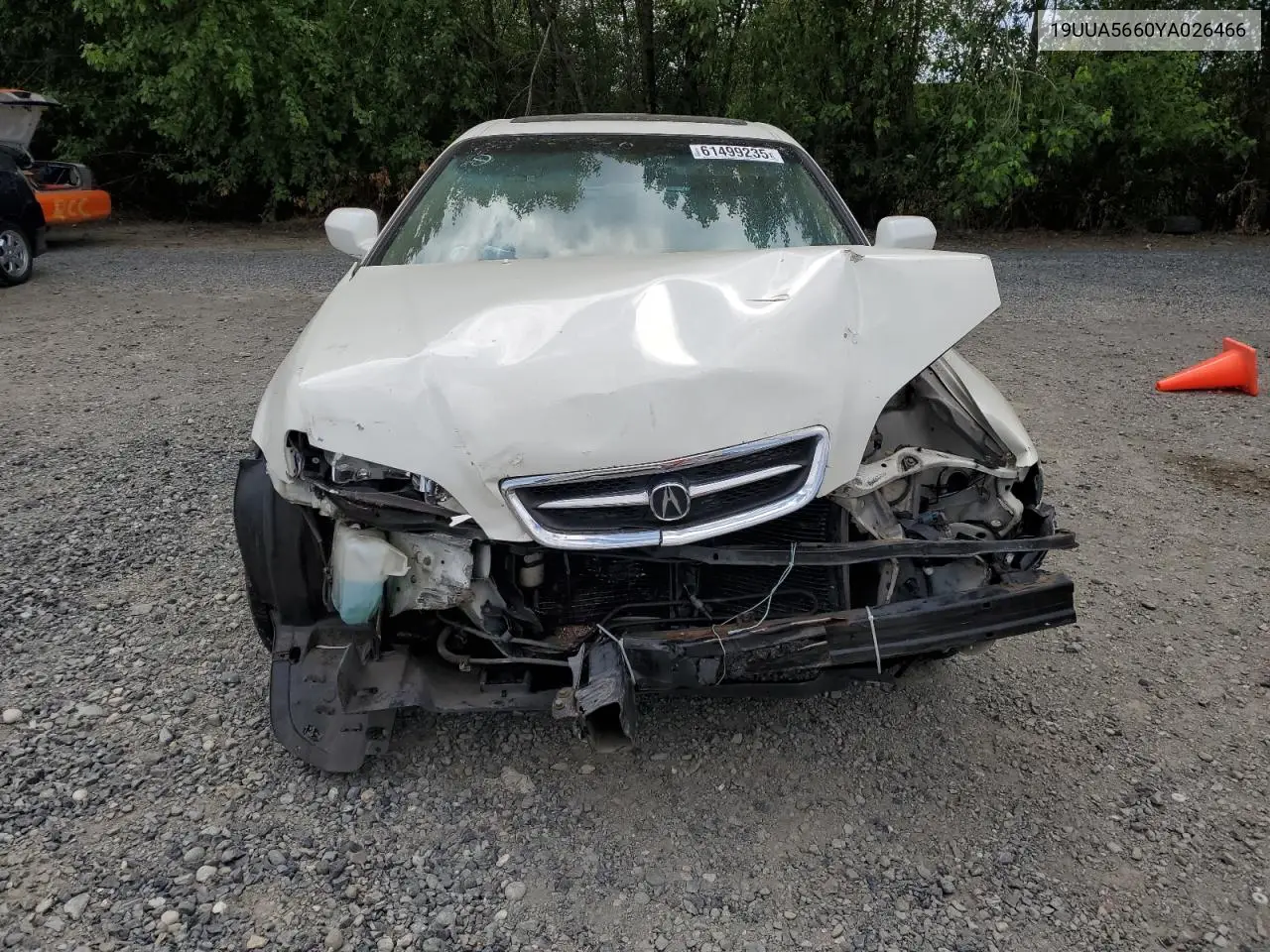 2000 Acura 3.2Tl VIN: 19UUA5660YA026466 Lot: 61499235