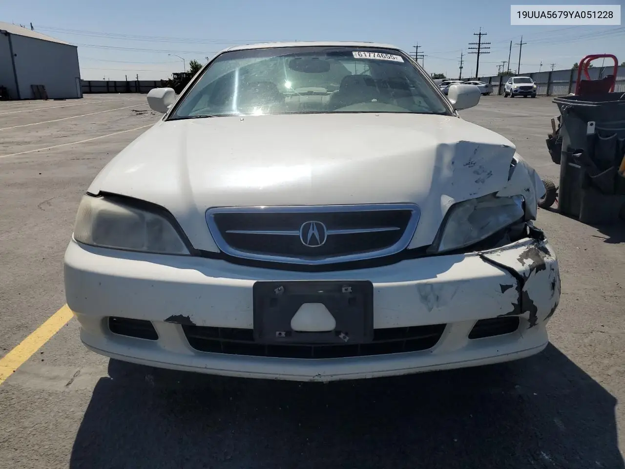 2000 Acura 3.2Tl VIN: 19UUA5679YA051228 Lot: 61774655