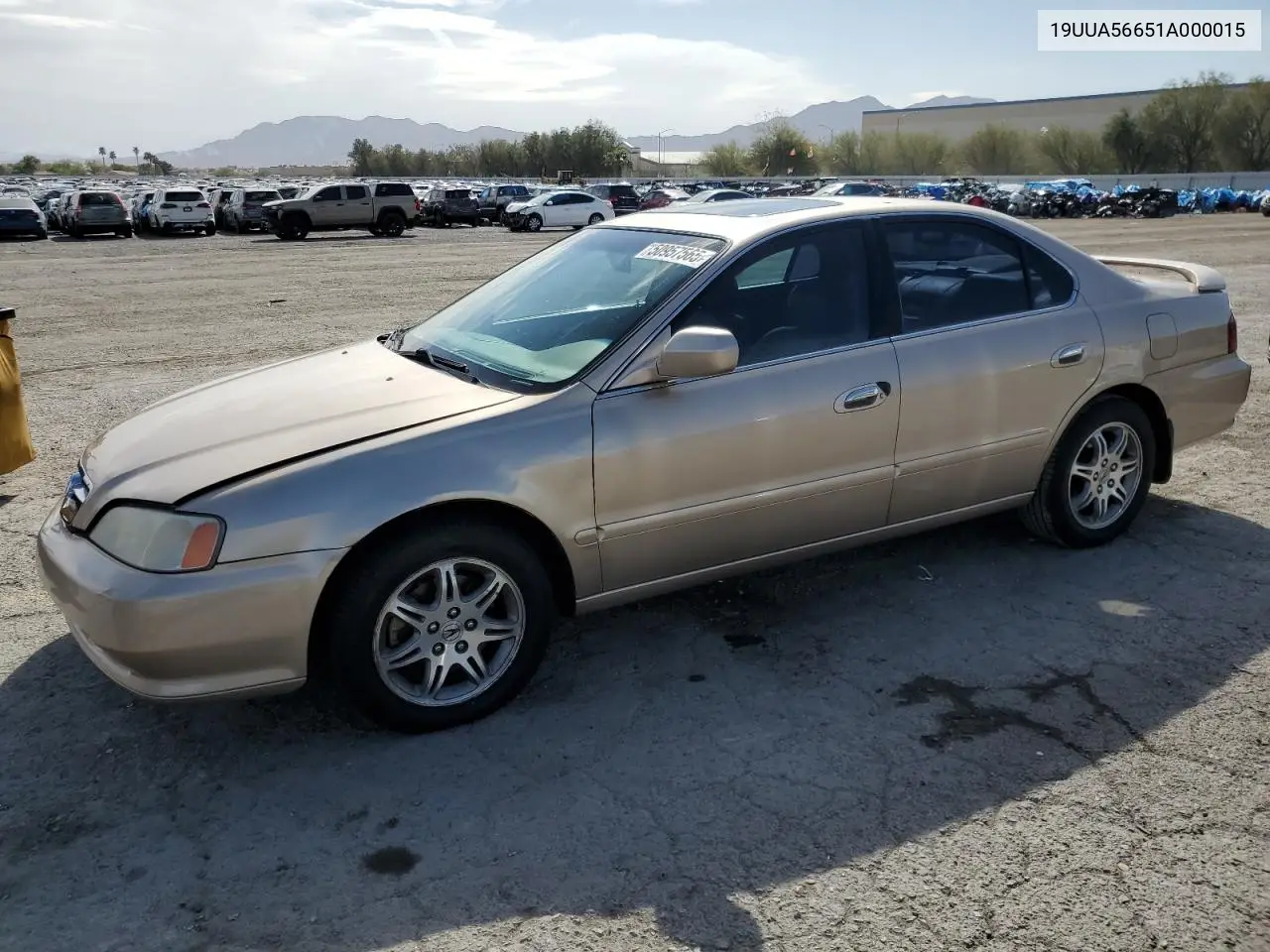 2001 Acura 3.2Tl VIN: 19UUA56651A000015 Lot: 50957565