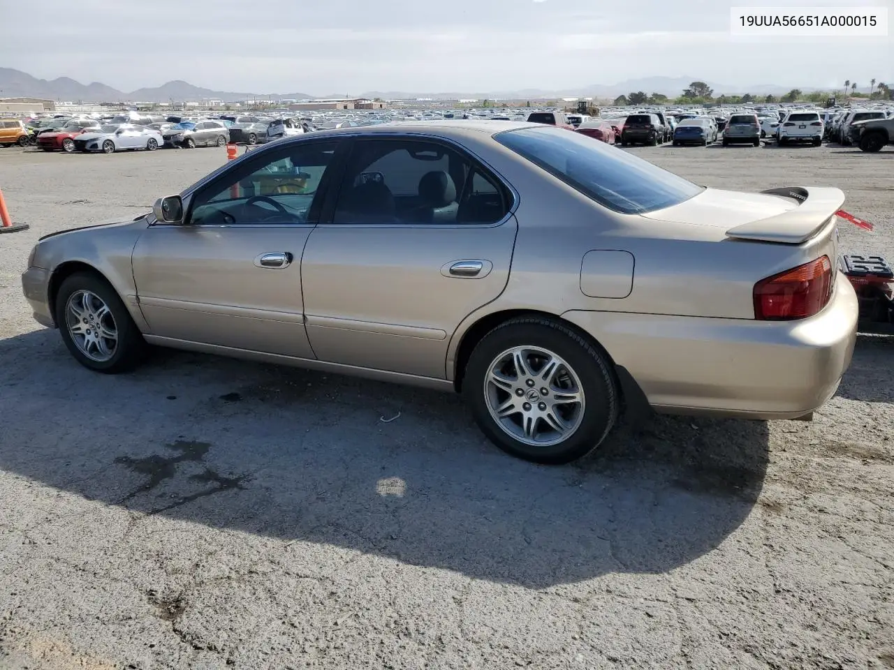 2001 Acura 3.2Tl VIN: 19UUA56651A000015 Lot: 50957565