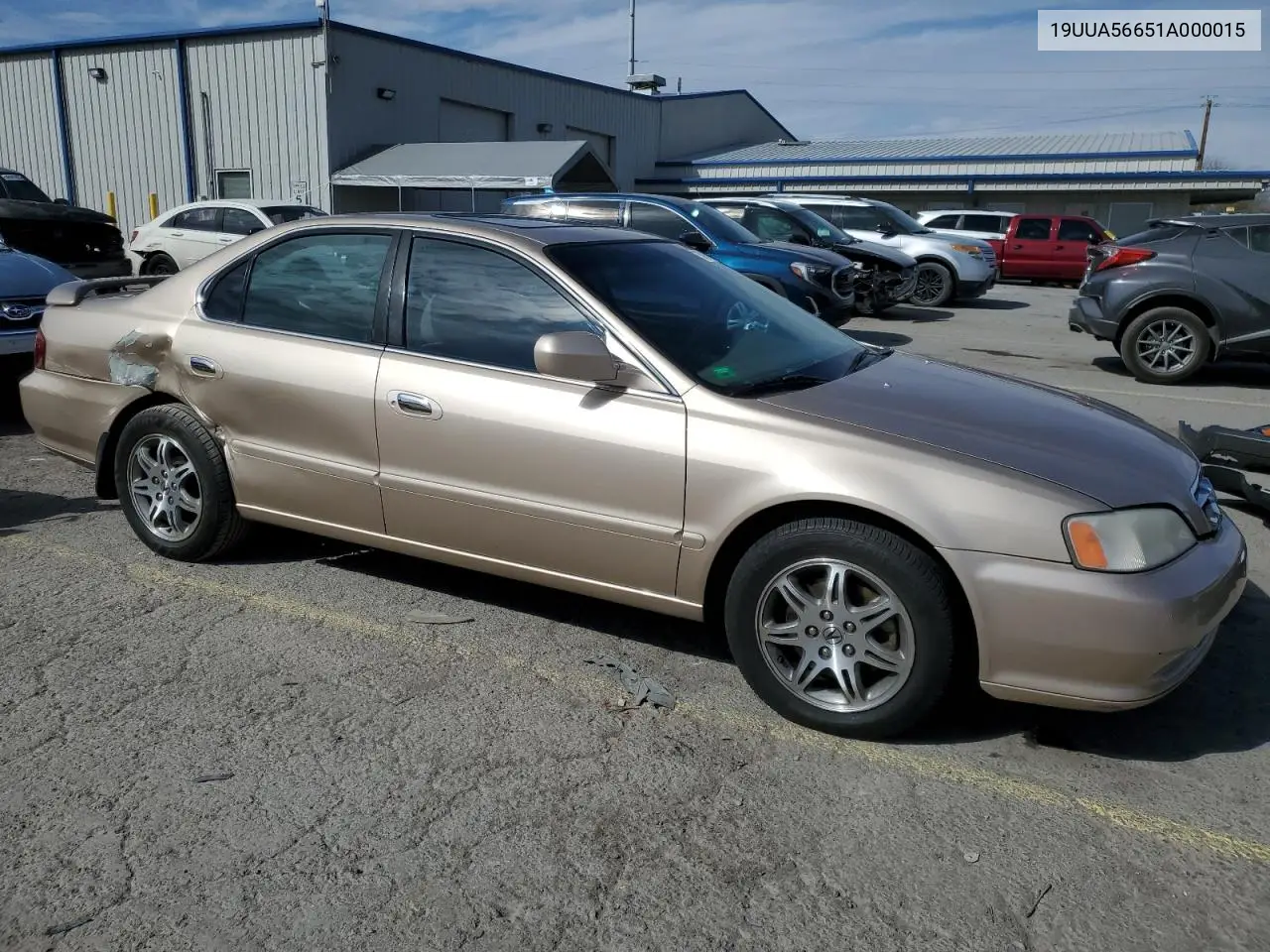 2001 Acura 3.2Tl VIN: 19UUA56651A000015 Lot: 50957565
