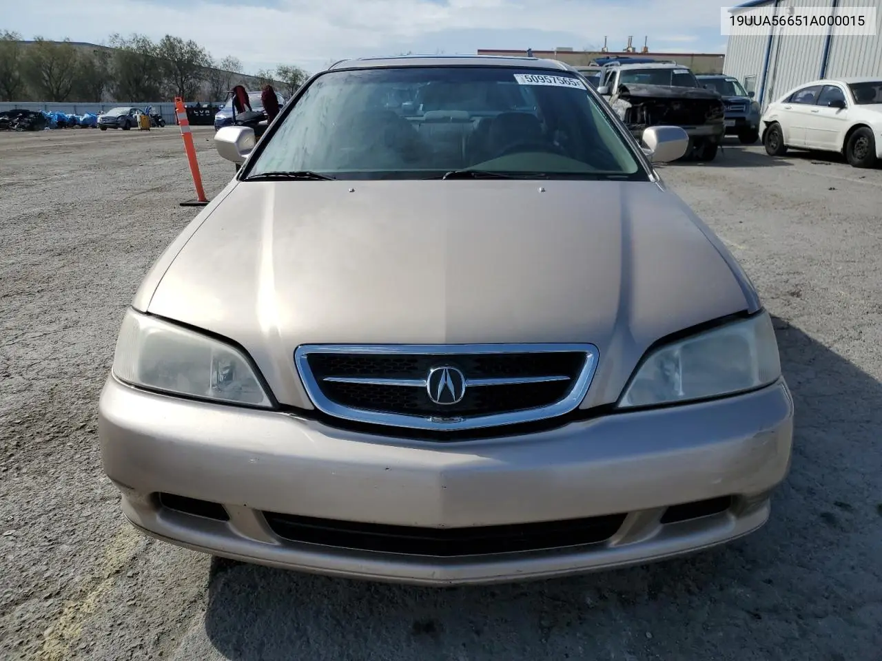 2001 Acura 3.2Tl VIN: 19UUA56651A000015 Lot: 50957565