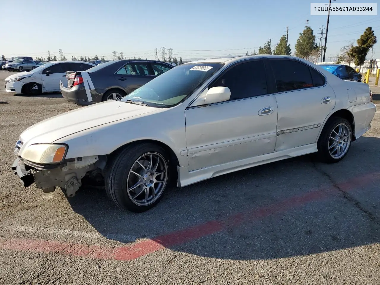 2001 Acura 3.2Tl VIN: 19UUA56691A033244 Lot: 51870855