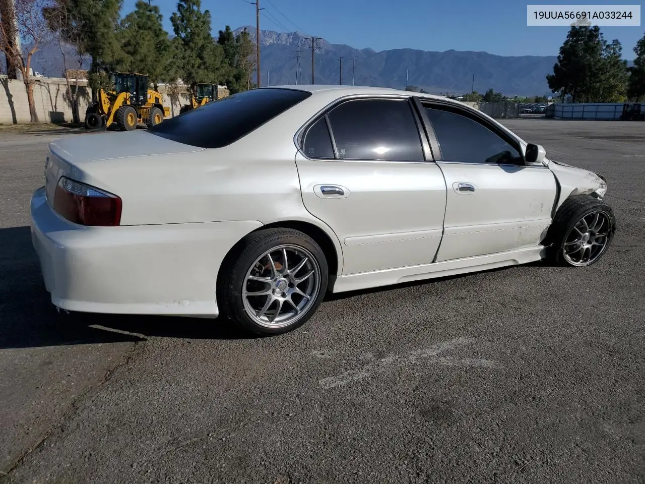 2001 Acura 3.2Tl VIN: 19UUA56691A033244 Lot: 51870855
