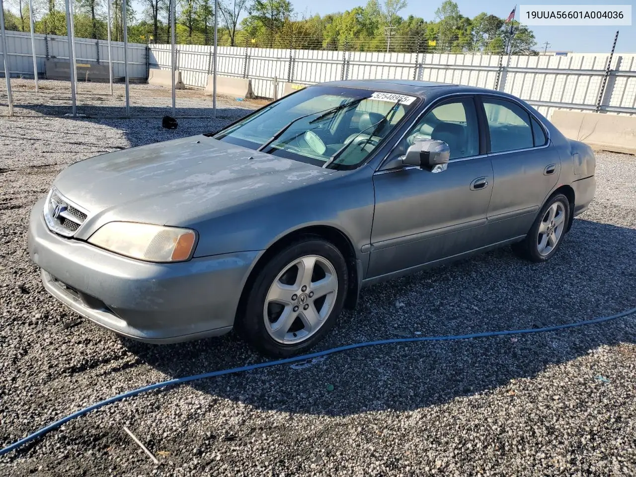 2001 Acura 3.2Tl VIN: 19UUA56601A004036 Lot: 52548955