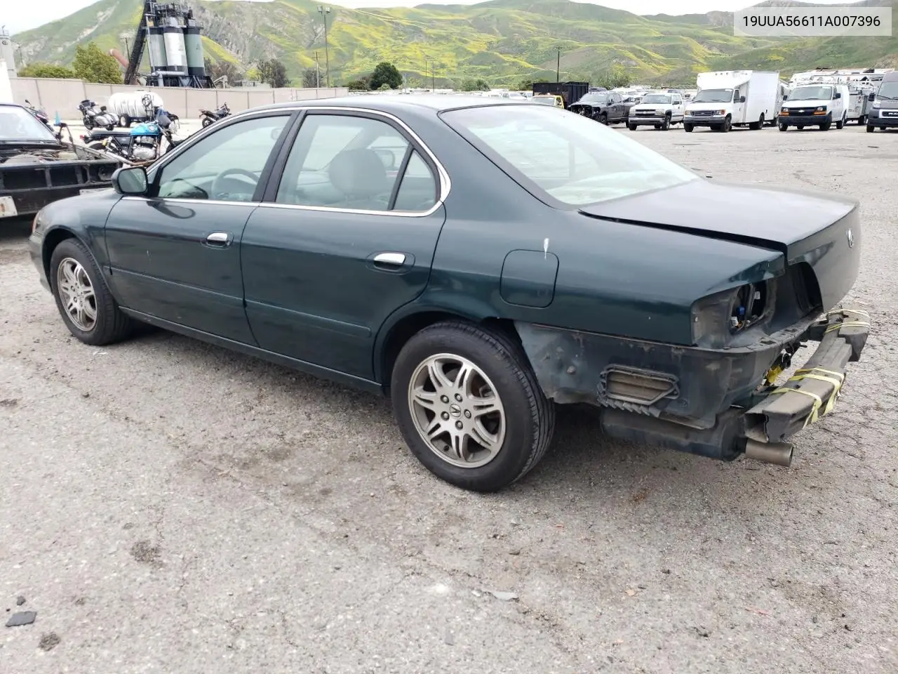 2001 Acura 3.2Tl VIN: 19UUA56611A007396 Lot: 53754835