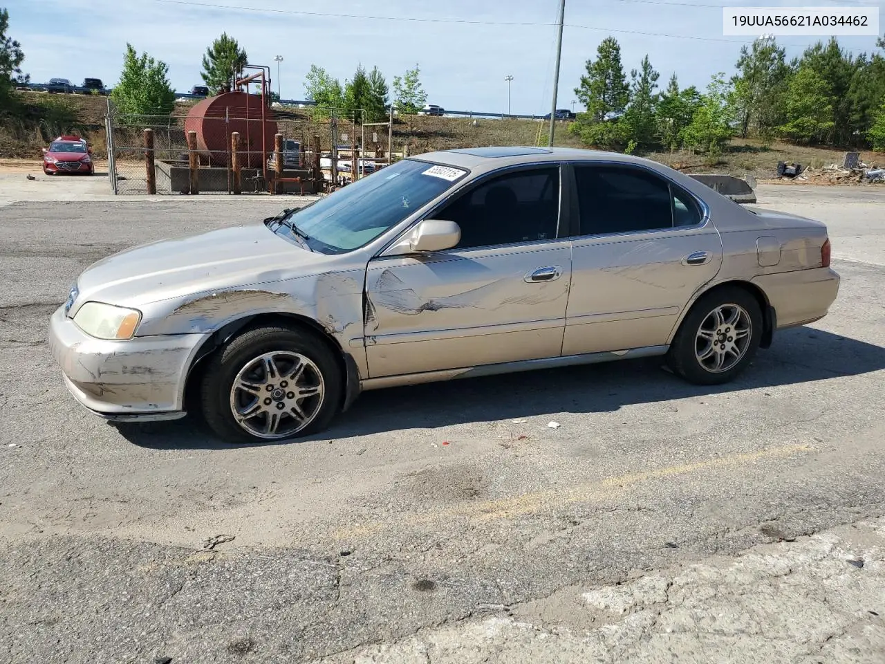 2001 Acura 3.2Tl VIN: 19UUA56621A034462 Lot: 55503115